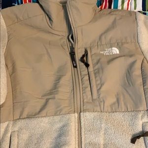 Beige north face Denali